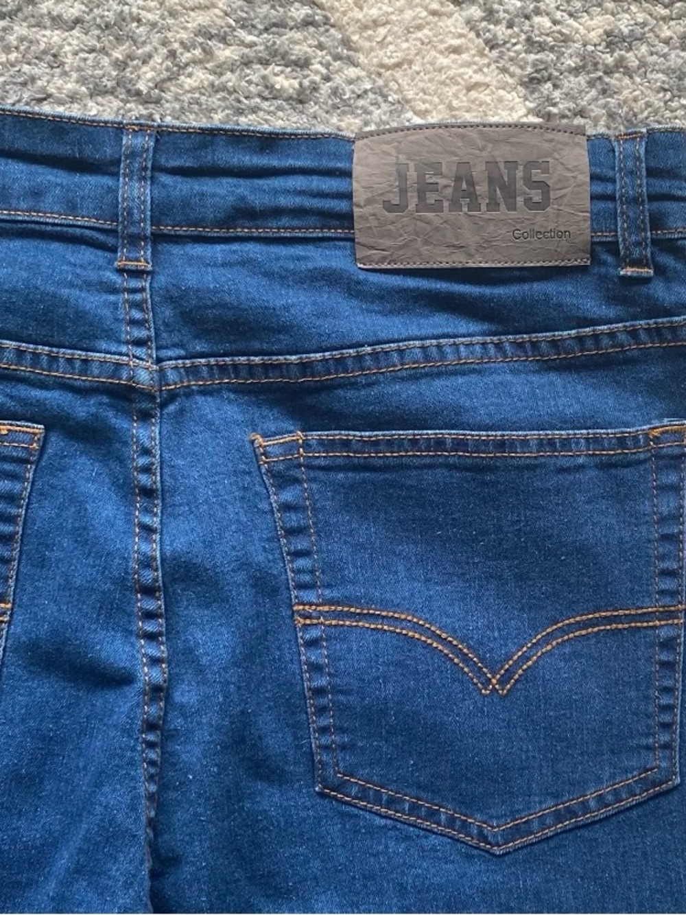 Rise Skinny NWOT Cowboy Blue Denim Skinny Jeans, Sz 32 - Picture 7 of 7